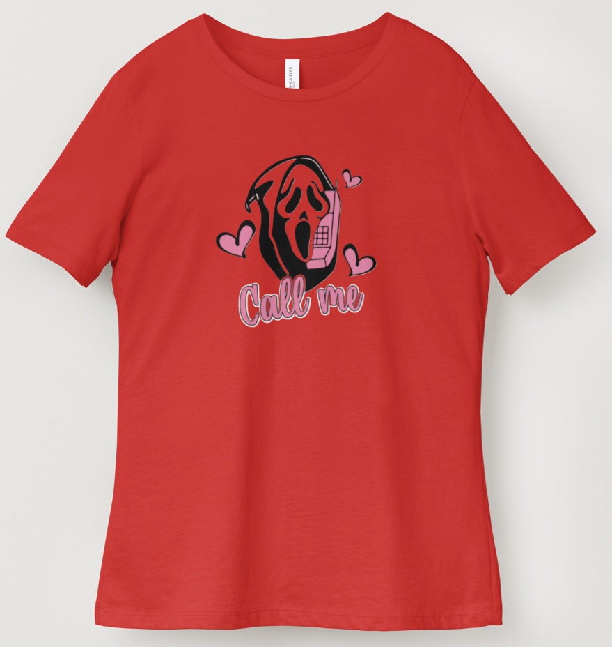 Ghostface Call me Tshirt